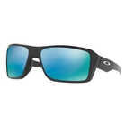 Oakley Double Edge Prizm Deep Water Polarized SunglassesMatte Black/PRIZM Deep Water Polarized
