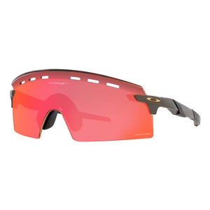 Image of Oakley Encoder Strike Vented Prizm Sunglasses - Matte Onyx Frame / Prizm Trail Torch Lens