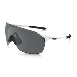 Image of Oakley EVZero Stride Sunglasses - Polished White/Black Iridium