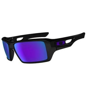 Image of Oakley Eyepatch 2 Men's Sunglasses - Polished Black / Violet Iridium