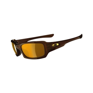 Image of Oakley Fives Squared Polarized Sunglasses - Polished Rootbeer / Bronze Polarized