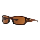 Image of Oakley Fives Squared Sunglasses - Polished Rootbeer Frame/Dark Bronze Lens