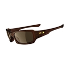 Image of Oakley Fives Squared Men's Sunglasses - Rootbeer / Dark Bronze