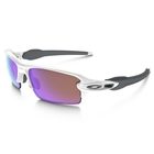 Image of Oakley Flak 2.0 Prizm Golf Sunglasses - Polished White Frame/Prizm Golf Lens