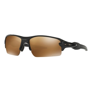 Image of Oakley Flak 2.0 Sunglasses - Polished Black Frames / Prizm Tungsten Polarized