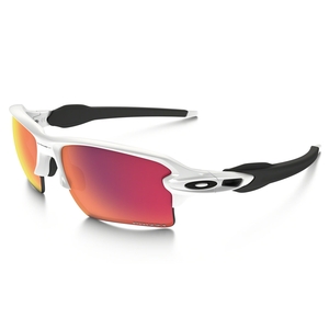 Image of Oakley Flak 2.0 XL Prizm Field Sunglasses - Polished White Frame/Prizm Field Lens