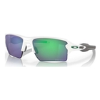 Image of Oakley Flak 2.0 XL Prizm Sunglasses - Polished White Frame/Prizm Jade Lens
