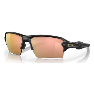 Image of Oakley Flak 2.0 XL Prizm Polarized Sunglasses - Matte Black Frame/Prizm Rose Gold Polarized Lens
