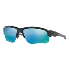 Image of Oakley Flak Draft Prizm Deep Water Polarised Sunglasses - Polished Black / Prizm Deep Water Polarised