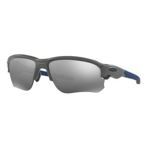 Image of Oakley Flak Draft Sunglasses - Matte Dark Grey Frame/Black Iridium Lens