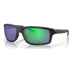 Image of Oakley Gibston Sunglasses - Matte Black Frame / Prizm Jade Lens