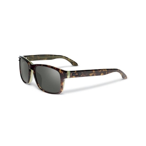 Image of Oakley Holbrook LX Sunglasses - Tortoise Green / Dark Grey