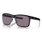 Image of Oakley Holbrook Metal Sunglasses - Matte Black Frame/Prizm Grey Lens