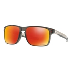 Image of Oakley Holbrook Mix Prizm Polarised Sunglasses - Grey Smoke Frame/Prizm Ruby Polarized Lens