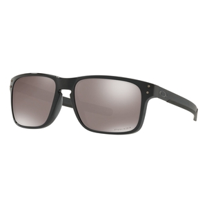 Image of Oakley Holbrook Mix Prizm Polarised Sunglasses - Polished Black Frame/Prizm Black Polarized Lens