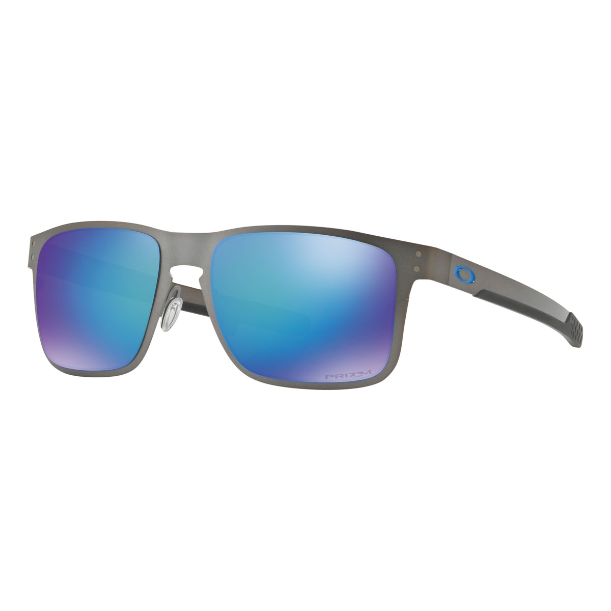 Oakley Holbrook Metal Polarised Sunglasses Matte Gunmetal Frame Prizm Sapphire Polarised Lens Uttings