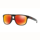 Image of Oakley Holbrook R Prizm Polarized Sunglasses - Polished Black Frame/Prizm Ruby Polarized Lens
