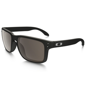 Image of Oakley Holbrook Sunglasses - Matte Black / Warm Grey