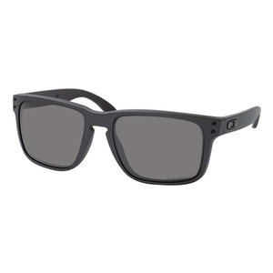 Image of Oakley Holbrook XL Prizm Polarized Glasses - Steel Frame / PRIZM Black Polarized Lens