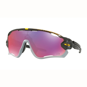 Image of Oakley Jawbreaker Tour De France 2018 Sunglasses - Carbon Frame/Prizm Road Lens