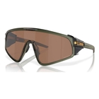Image of Oakley Latch Panel Sunglasses - Olive Ink Frame / Prizm Tungsten Lens