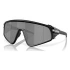 Image of Oakley Latch Panel Sunglasses - Matte Black Frame / Prizm Black Lens