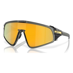 Image of Oakley Latch Panel Sunglasses - Grey Smoke Frame / Prizm 24K Lens