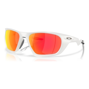Image of Oakley Lateralis Polarized Sunglasses - Matte Vapor Frame / Prizm Ruby Polarized Lenses