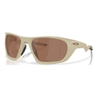 Image of Oakley Lateralis Polarized Sunglasses - Matte Sand Frame / Tungsten Iridium Polarized Lenses