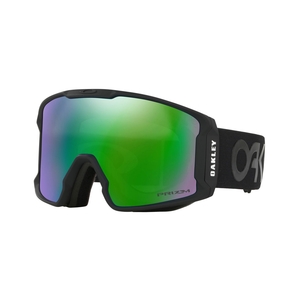 Image of Oakley Line Miner Ski Goggles - Factory Pilot Blackout Frame/Prizm Jade Iridium