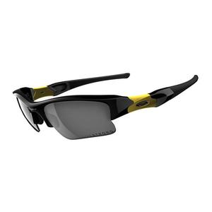 Image of Oakley LiveStrong Flak Jacket XLJ Men's Sunglasses - LiveStrong / Black Iridium