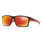 Image of Oakley Mainlink Prizm Polarised Sunglasses - Polished Black Frame/Prizm Ruby Polarized Lens
