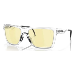 Image of Oakley NXTLVL Prizm Sunglasses - Polished Clear Frame / Prizm Gaming Lens