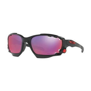 Image of Oakley Racing Jacket Prizm Road Sunglasses - Matte Black / Prizm Road