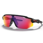 Image of Oakley Radar EV Advancer Prizm Glasses - Polsihed Black Frame / PRIZM Road Lens