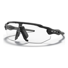Oakley Radar EV Advancer Photochromic GlassesMatte Black Frame/Clear/Black Photochromic Lens