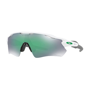 Image of Oakley Radar EV Path Prizm Sunglasses - Polished White Frames/PRIZM Jade Lens