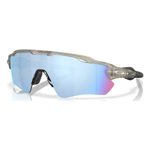 Image of Oakley Radar EV Path Prizm Polarized Sunglasses - Matte Grey Ink Frame/Prizm Deep Water Polarized Lens