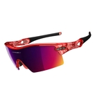 Image of Oakley Radar XL Blades Men's Sunglasses - Crystal Red / Positive Red Iridium