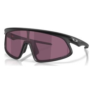 Image of Oakley RSLV 141 Sunglasses - Matte Black Frame / Prizm Road Black Lens