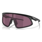 Image of Oakley RSLV 141 Sunglasses - Matte Black Frame / Prizm Road Black Lens