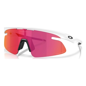 Image of Oakley RSLV Lite Sunglasses - Matte White Frame / Prizm Field Lens