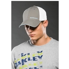 Image of Oakley Silicon Bark Trucker Cap - Sheet Metal