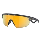 Image of Oakley Sphaera Polarized Sunglasses - Matte Carbon Frame / Prizm 24K Polarized Lens