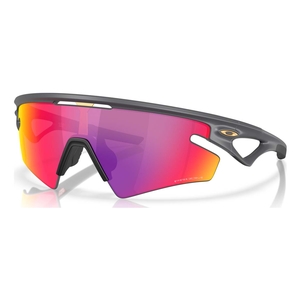 Image of Oakley Sphaera Slash Sunglasses - Matt Carbon Frame / Prizm Road Lens