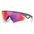 Image of Oakley Sphaera Slash Sunglasses - Matt Carbon Frame / Prizm Road Lens