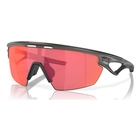 Image of Oakley Sphaera Sunglasses - Matte Grey Smoke Frame / Prizm Trail Torch Lens