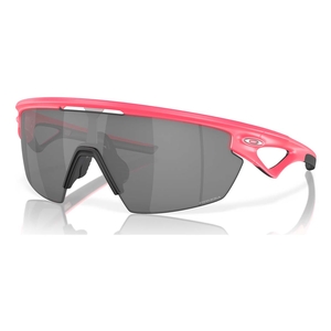 Image of Oakley Sphaera Sunglasses - Matte Neon Pink Frame / Prizm Black Lens