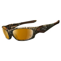 Image of Oakley King's Camo Straight Jacket Sunglasses - Woodland Camo (Frame) / Bronze Polarized (Lens)