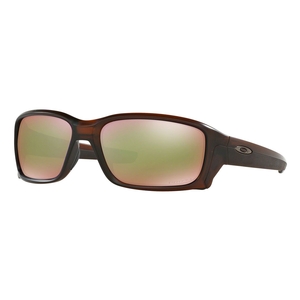 Image of Oakley Straightlink Prizm Sunglasses - Matte Rootbeer Frame/PRIZM Shallow H20 Polarized Lens